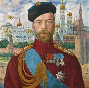 Boris Kustodiev Tsar Nicholas II Sweden oil painting artist